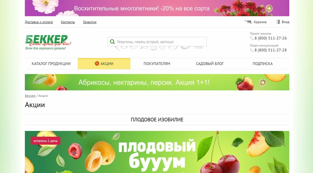 Как покупать товары со скидкой на первый заказ в магазине Беккер?